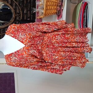 IRO red floral dress/skort Size 44